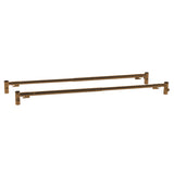 Standard Telescoping Full-Length Side Rail, Brown-Vein Finish -BeHope