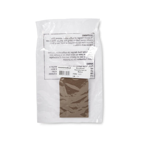 Heel Lift McKesson Leg Lifter Foam Core / Suede Top Female 8 to 11 / Male 6 to 9 Passion Mocha - BeHope