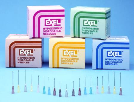 Hypodermic Needle EXELInt® 1-1/2 Inch Length 21 Gauge Regular Wall Without Safety - BeHope
