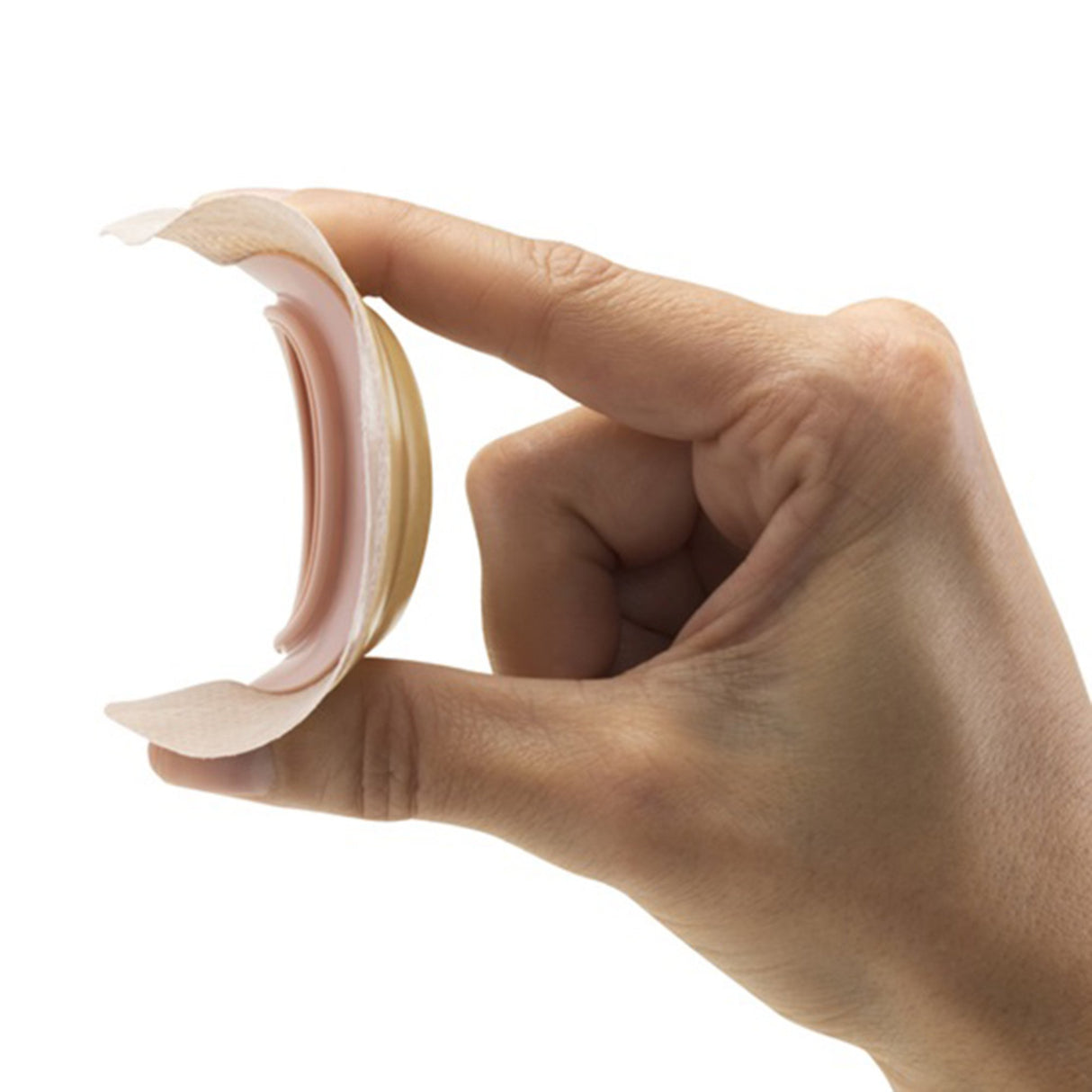 Ostomy Barrier New Image™ CeraPlus™ Precut, Extended Wear Adhesive Tape Borders 44 mm Flange Green Code System 7/8 Inch Opening - BeHope