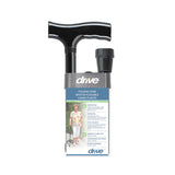 Folding Cane Pistol Grip Adj. Paisley Black 32 -37 - BeHope