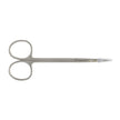 Iris Scissors Miltex® 4-1/2 Inch Length OR / Surgical Grade German Stainless Steel NonSterile Finger Ring Handle Curved Sharp Tip / Sharp Tip - BeHope