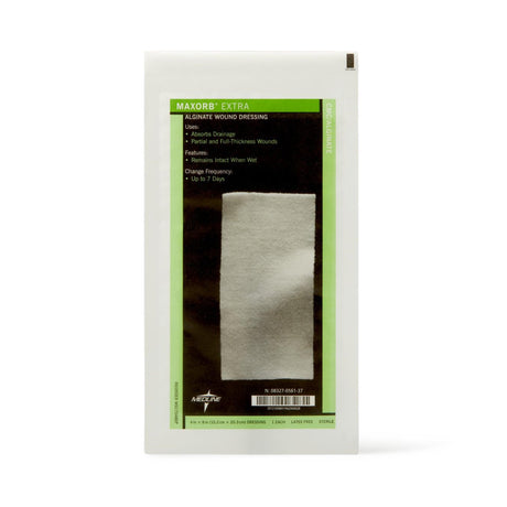 Alginate Dressing Maxorb Extra 4 X 8 Inch Rectangle