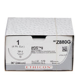 Absorbable Suture with Needle PDS™ II Polydioxanone TP-1 1/2 Circle Taper Point Needle Size 1 Monofilament - BeHope