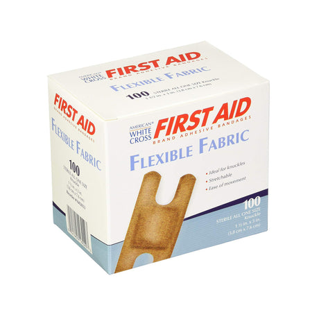Adhesive Strip American White CrossÂ® First Aid Fabric Tan 1-1/2 X 3 Inch Sterile - BeHope