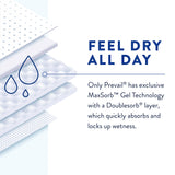 Unisex Adult Incontinence Brief Prevail® Per-Fit® Maximum Plus Medium Disposable Heavy Absorbency - BeHope