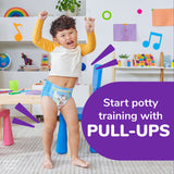 Male Toddler Training Pants Pull-Ups® Size 4T to 5T Disposable Moderate Absorbency - BeHope