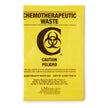 Chemotherapy Waste Bag McKesson Biohazard Symbol / Chemotherapeutic Waste / Caution 30 to 33 gal. Yellow 31 X 41 Inch - BeHope
