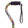 Offset Handle Aluminum Cane Color Butterfly (each) - BeHope