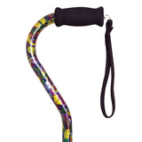 Offset Handle Aluminum Cane Color Butterfly (each) - BeHope