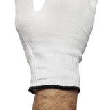 Cut Resistant Glove Liner Flex-Gard™ Full-Finger HDPE / Spandex / Polyester White X-Large - BeHope