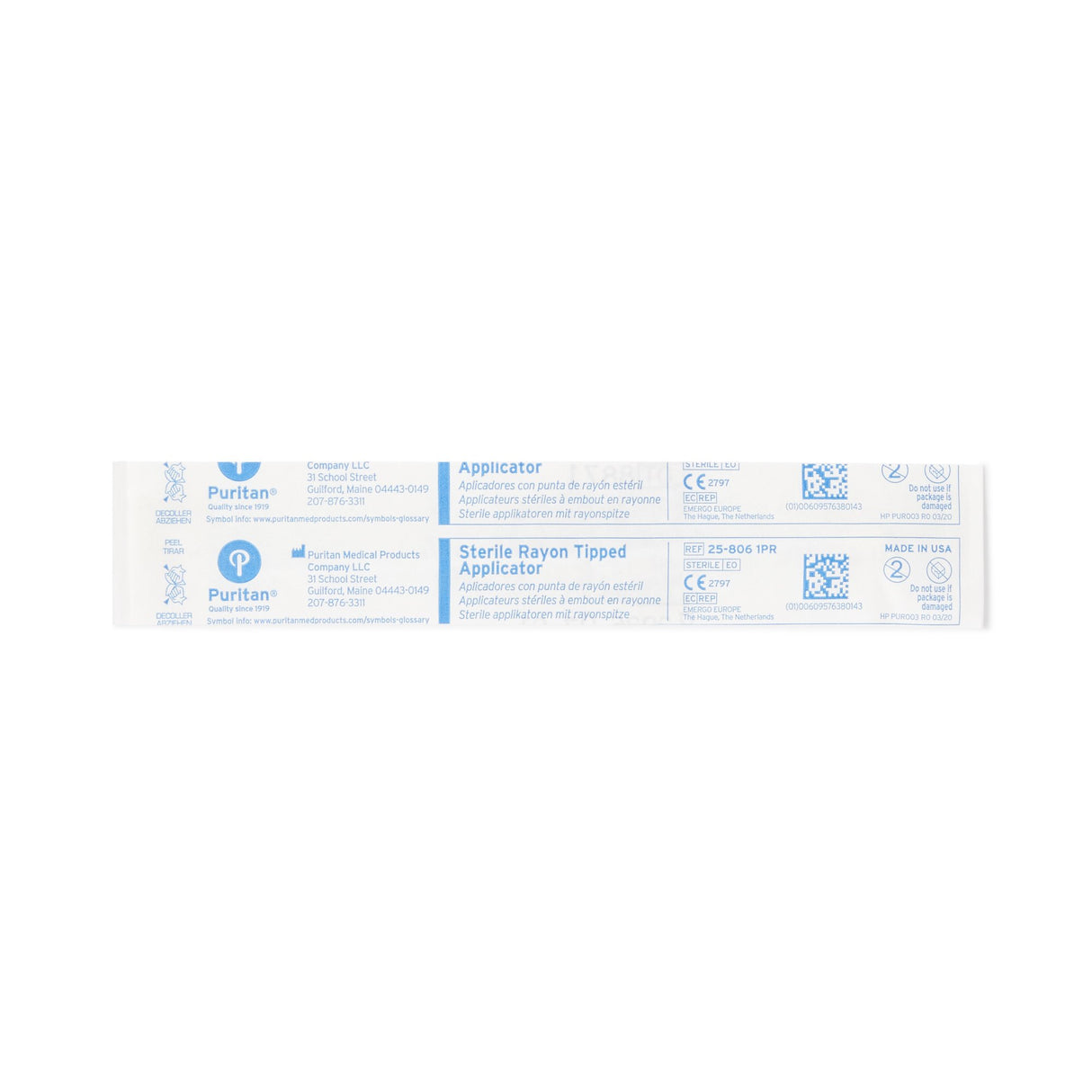 Puritan® Sterile Medical Grade Polystyrene Handle Specimen Collection Swab - BeHope