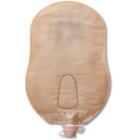 Urostomy Pouch Premier™ One-Piece System 9 Inch Length Convex, Pre-Cut 7/8 Inch Stoma Drainable - BeHope