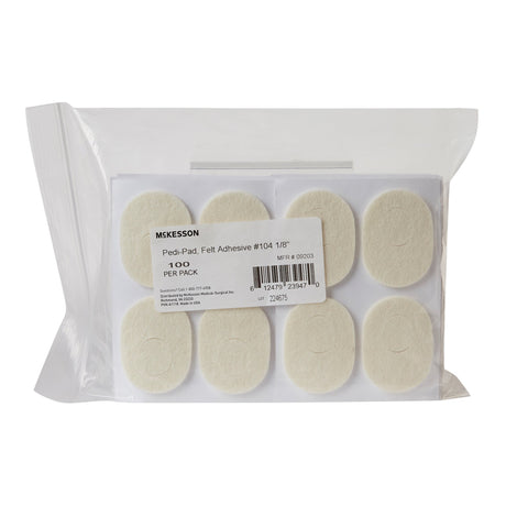Foot Pad McKesson Pedi-Pad Size 104 Adhesive Foot - BeHope