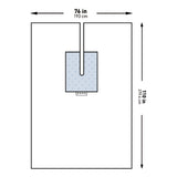 Orthopedic Drape McKesson U-Drape with Split 76 W X 110 L Inch Sterile - BeHope