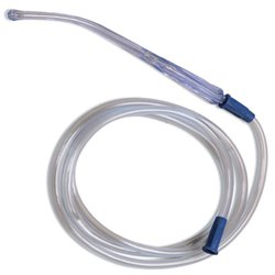 Suction Tube Handle with Tubing Curity™ Curved Type Open Tip Yankauer Style Non-Vented Sterile - BeHope