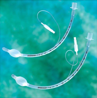 Cuffed Endotracheal Tube Sheridan CF® 160 mm Length Curved 3.0 mm Neonate Murphy Eye - BeHope