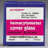 Hemacytometer Cover Glass Rectangle No. 4 Thickness 20 X 26 mm - BeHope