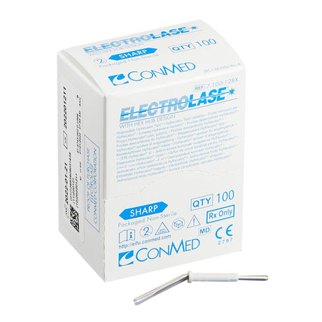 Blade Electrode Electrolase® Stainless Steel NonSterile Sharp Angled Blade Tip Disposable - BeHope