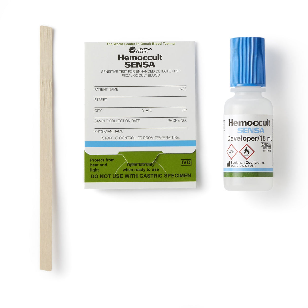 Cancer Screening Test Kit Hemoccult® Sensa® Single Slides Fecal Occult Blood Test (FOBT) 100 Tests CLIA Waived - BeHope