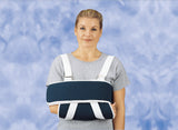 Sling and Swathe Shoulder Immobilizer DeRoyal® One Size Fits Most Synthetic Buckle Closure - BeHope