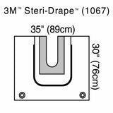 Orthopedic Drape 3M™ Steri-Drape™ U-Pouch 35 W X 30 L Inch Sterile - BeHope