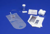 Intermittent Catheter Tray Curity™ Closed System / Urethral 14 Fr. Without Balloon Red Rubber - BeHope