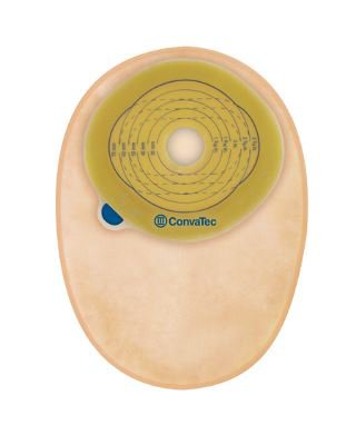 Ostomy Pouch Esteem®+ One-Piece System 8 Inch Length Pre-Cut 1-3/8 Inch Stoma Closed End - BeHope