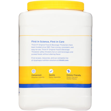 Food and Beverage Thickener Thick-It® Original 36 oz. Canister Unflavored Powder IDDSI Level 0 Thin - BeHope