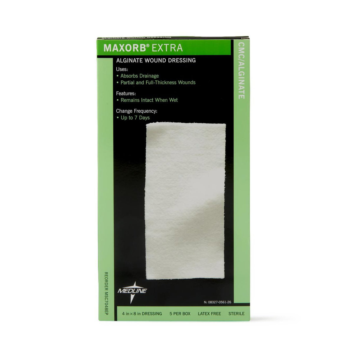 Alginate Dressing Maxorb® Extra 4 X 8 Inch Rectangle - BeHope