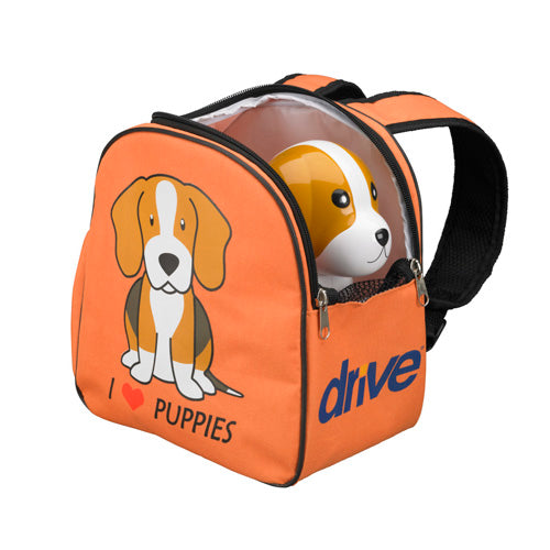 Compresseur nébuliseur pédiatrique Beagle avec sac à dos et nébuliseur réutilisable