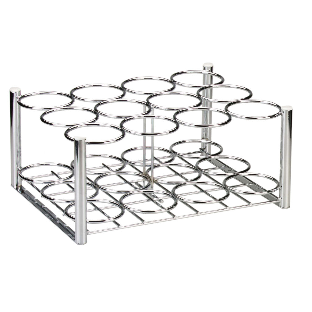 Chrome Oxygen Cylinder Rack - BeHope