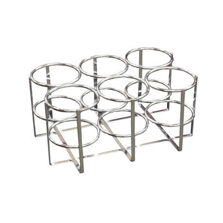 Chrome Oxygen Economy Cylinder Rack - BeHope