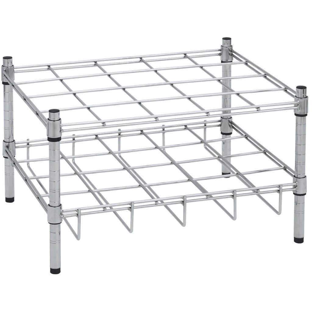 Chrome Oxygen Cylinder Rack -BeHope