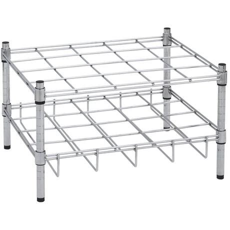 Chrome Oxygen Cylinder Rack -BeHope