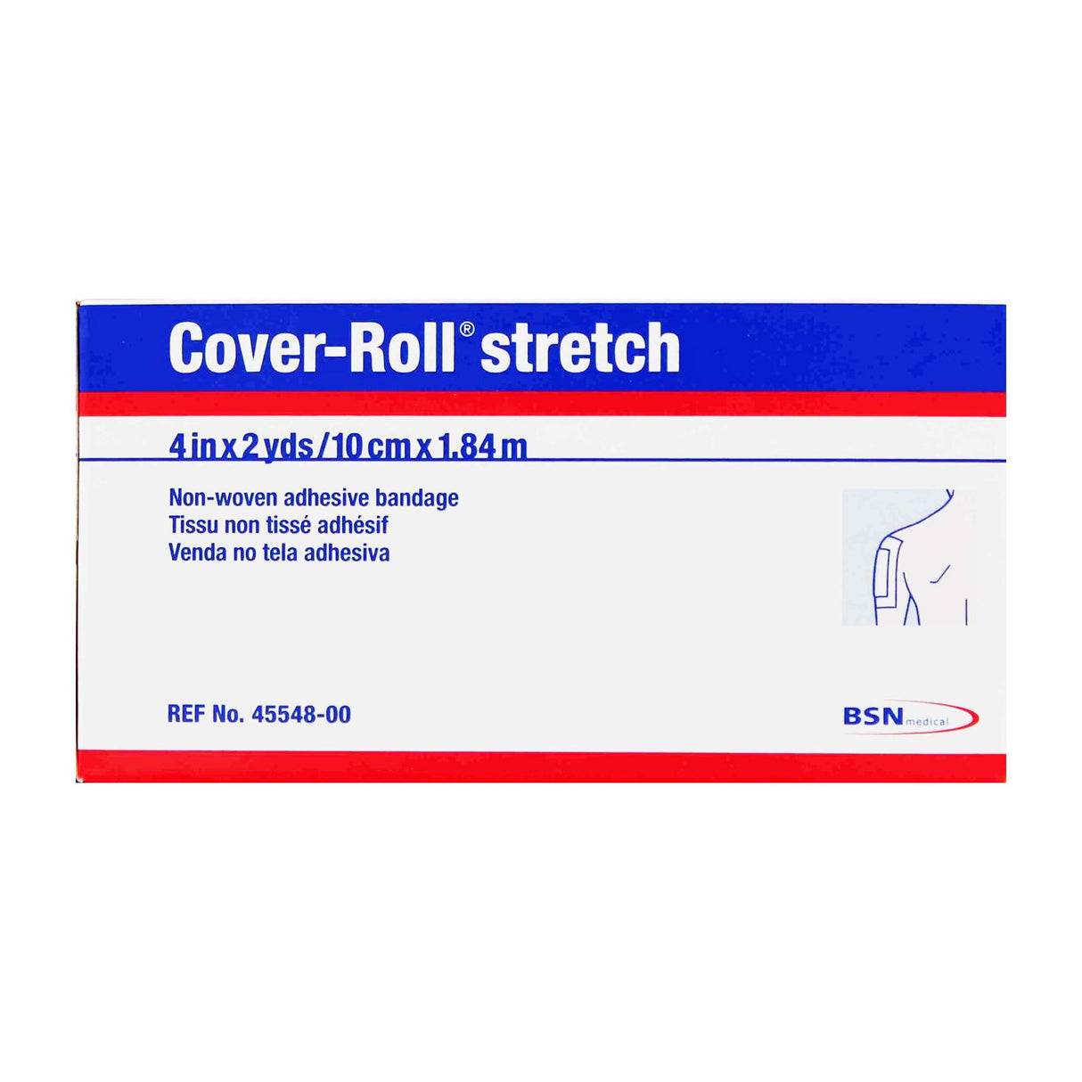 Dressing Retention Tape Cover-roll® Stretch Soft Nonwoven Polyester With Liner Nonsterile - BeHope