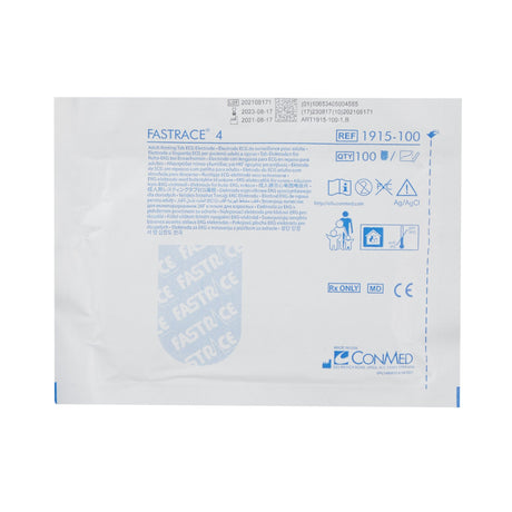 ECG Resting Electrode Tab Connector Solid Gel Adult Radiolucent 100 per Pack - BeHope