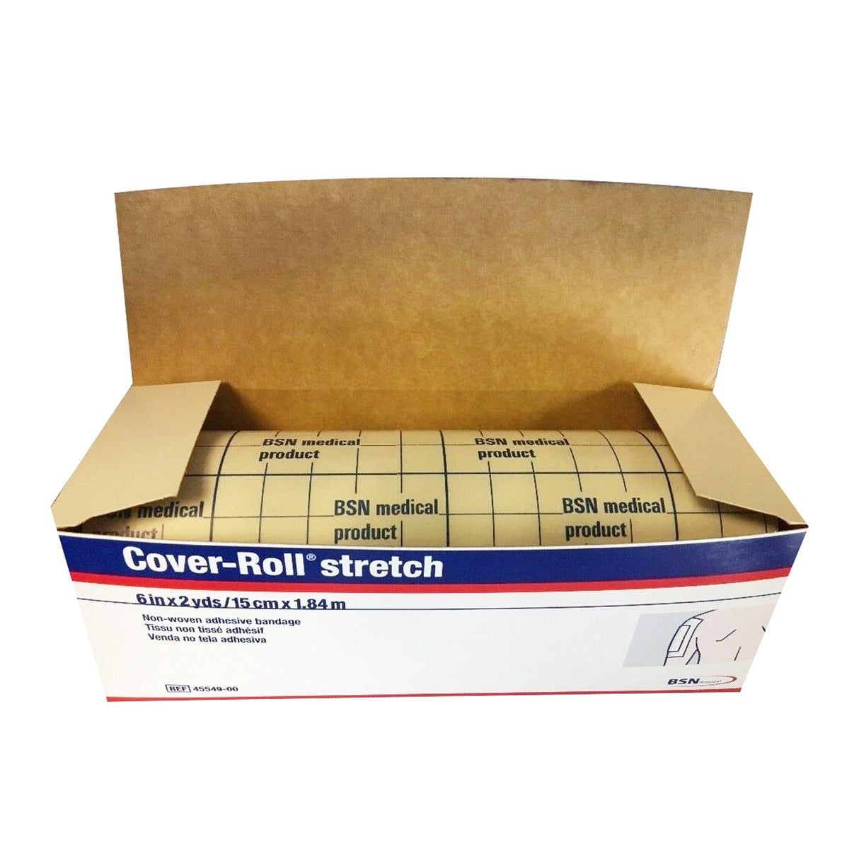 Dressing Retention Tape Cover-roll® Stretch Soft Nonwoven Polyester With Liner Nonsterile - BeHope