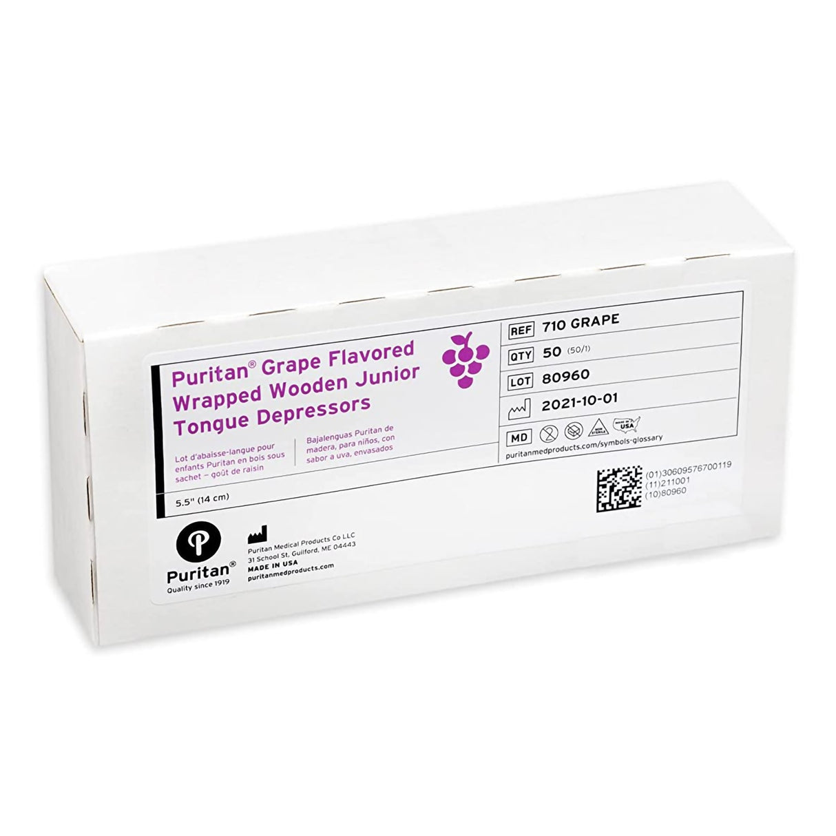 Tongue Depressor Puritan® 5-1/2 Inch Length Wood Junior - BeHope