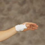 Thumb Splint DeRoyal® One Size Fits Most Hook and Loop Closure Left Hand Brown - BeHope