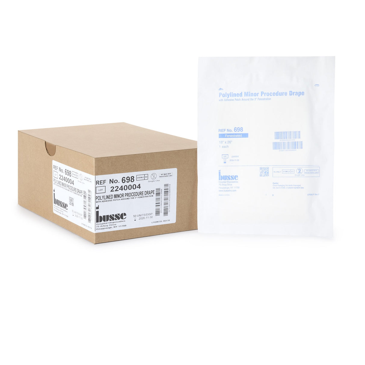 General Purpose Drape Poly Lined Towel Drape 18 W X 26 L Inch Sterile - BeHope