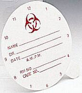 Medegen Specimen Cup Lid with Biohazard Labeling - BeHope