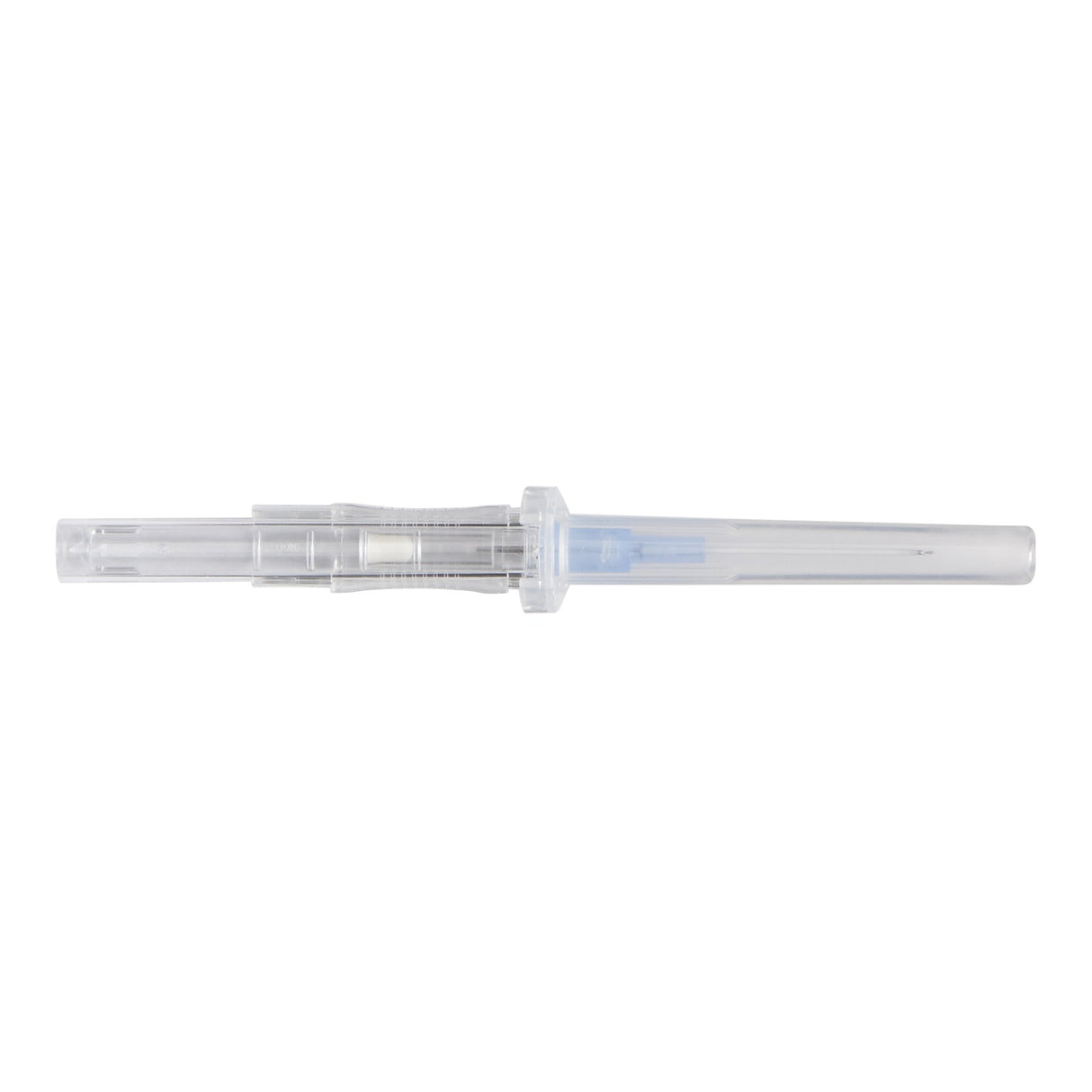 Peripheral IV Catheter Protectiv® 22 Gauge 1 Inch FEP Polymer Straight Hub Non Blood Control Sliding Safety - BeHope