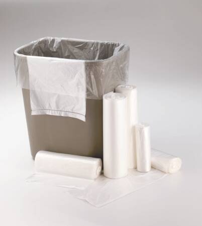 Trash Bag 60 gal. 17 Mic. 38 X 60 Inch Natural Extra Heavy Duty Star Seal Bottom Coreless Roll - BeHope