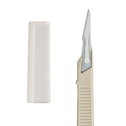 Scalpel jetable n° 11 générique, 10/boîte, avec protection de sécurité
