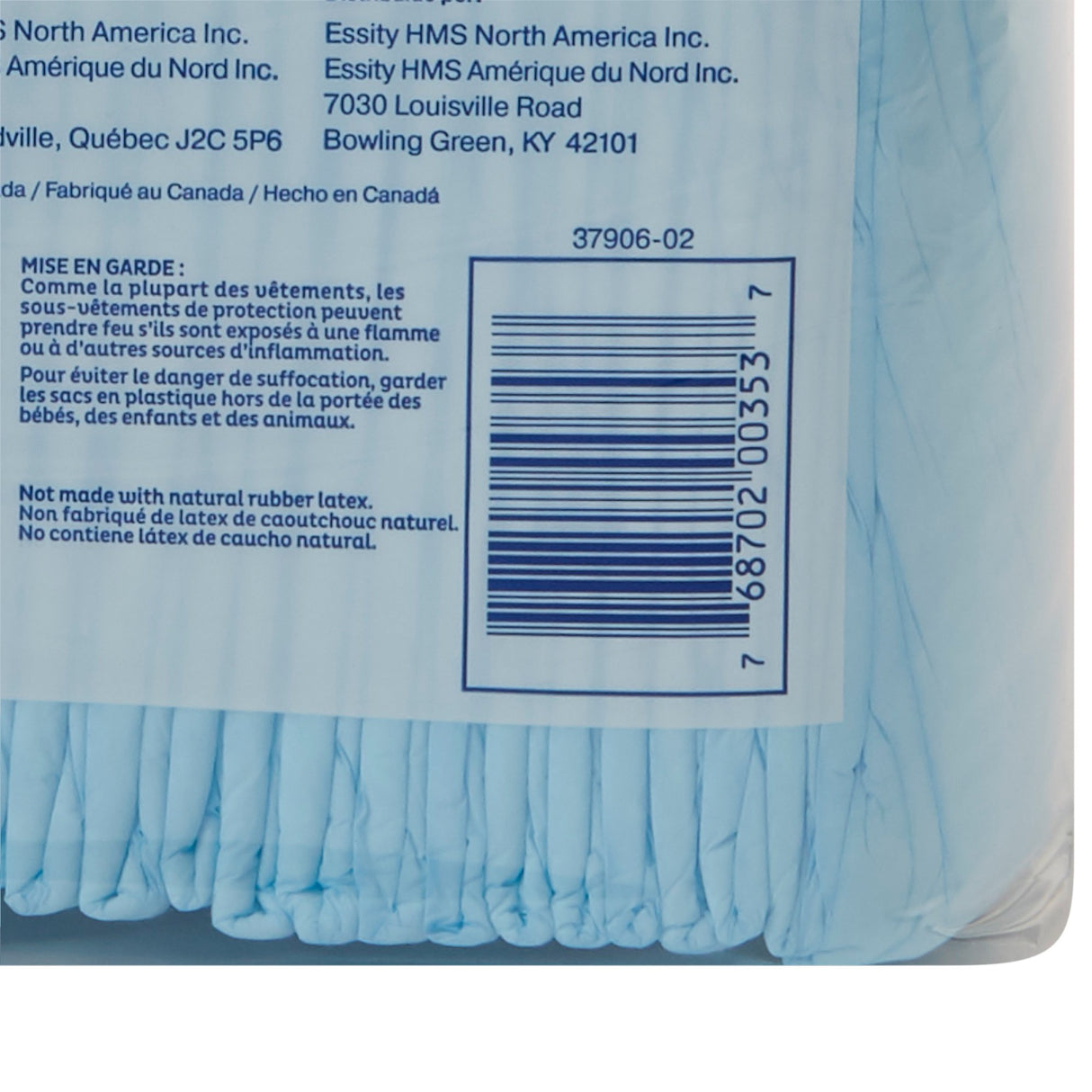 Disposable Underpad TENA® Extra 17 X 24 Inch Polymer Light Absorbency - BeHope