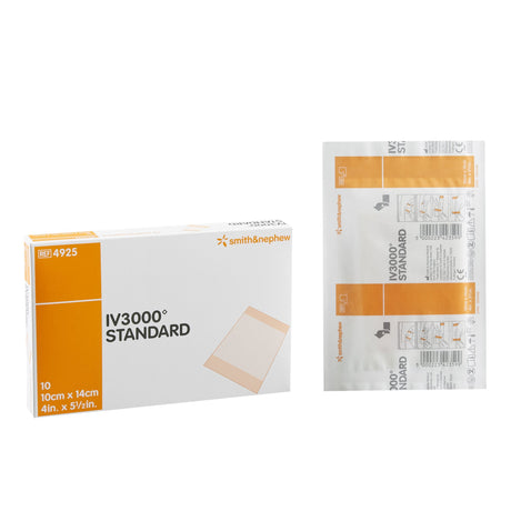 Catheter Securement Dressing IV3000™ Film 4 X 5 Inch Sterile - BeHope