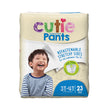 Male Toddler Training Pants Cutie Pants® Size 3T to 4T Disposable Heavy Absorbency - BeHope
