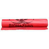 Kick Bucket Waste Bag McKesson Biohazard Symbol / Biohazard / Anti-Static 7 to 10 gal. Red 8 X 12 X 24 Inch - BeHope