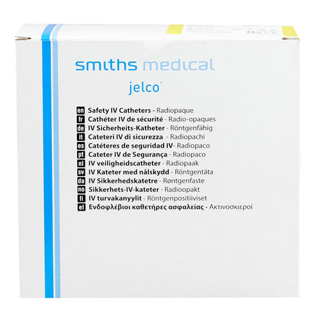 Peripheral IV Catheter Protectiv® 24 Gauge 3/4 Inch FEP Polymer Straight Hub Non Blood Control Sliding Safety - BeHope